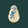 Snow Man Cookie