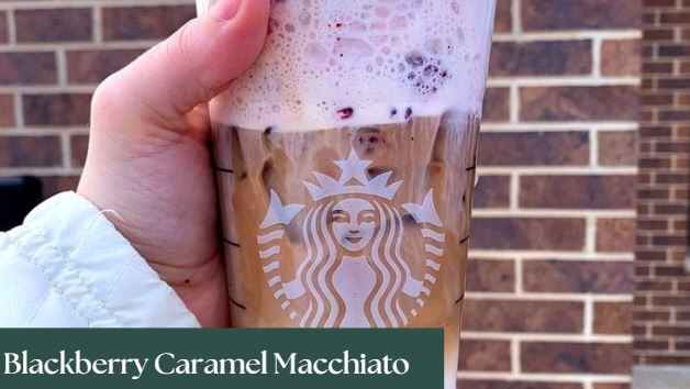 Blackberry Caramel Macchiato